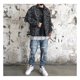 thumbnail image 2 of Chaqueta vaquera suelta Ins flor de anacardo Hip-Hop tendencia retro, 2 of 4