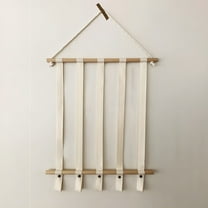 LAMIRO Wooden Hair Bow Holder Hanging Hair Clips Hanger Headband Storage Organizer Wall 18x18x30inch