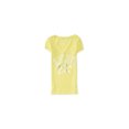 thumbnail image 1 of Aeropostale Block Outline Logo Embellecido Camiseta para Mujer, Amarillo, X-Large Aeropostale Camiseta adornada, 1 of 1