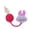 Purple, variant on dgysar Sisal Monster Wand, Knot Connection Rope, Monster Charm Feather, Responsive Bell, For Instinct Hunting, Daily Agility, Kittens