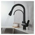 thumbnail image 2 of Pull Out Kitchen Faucet Solid Brass Crane For Kitchen Deck Mounted Black Water Filter Tap Sink Faucet Mixer 3 Way Kitchen Faucet ,Easy to Operate, 2 of 7