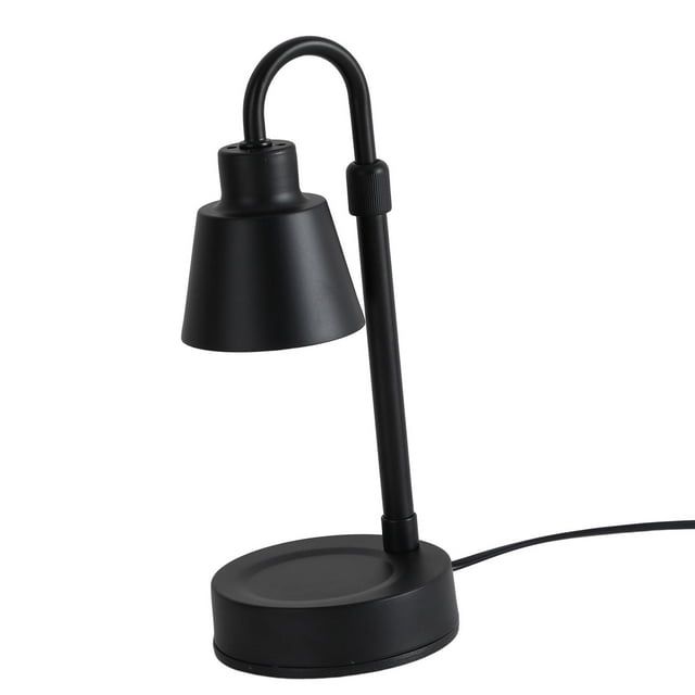Lámpara Calentadora De Velas Sin Llama Con 2 Bombillas Brillo Ajustable Luz De Fusión Negro SM SunniMix Lámpara calentadora de velas