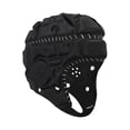 thumbnail image 2 of Casco de rugby suave para niños, transpirable, con protección para la cabeza y gorro de espuma. negro, 2 of 9
