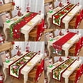 thumbnail image 4 of Caminos de mesa navideños 2024 Decoración navideña para el hogar Mantel Cubierta de mesa Regalos de Navidad Navidad Noel Año Nuevo 2025, 4 of 5