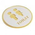thumbnail image 3 of Letrero de Baño de 20cm, Placa Acrílica para Baño, Símbolos de Baño, Decoración de Señalización de Puerta para Hogares, Hoteles, Tiendas Y Estacionami Estilo C, 3 of 8