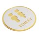 thumbnail image 3 of Letrero de Baño de 20cm, Placa Acrílica para Baño, Símbolos de Baño, Decoración de Señalización de Puerta para Hogares, Hoteles, Tiendas Y Estacionami Estilo C, 3 of 8