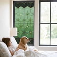 thumbnail image 2 of Window Privacy Film Green Geometric Stained Glass Window Film Decorative Sun Block Window Cover Ombre Modern Abstract Art Window Clings Static Adhesive Sticker for Bathroom 29.5"x78.7", 2 of 7