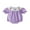 Purple, variant on Miaouyo Infant Baby Girl MardiGras Romper 0 3 6 9 12 18 Months Plaid Crown Embroidered Short Sleeve Jumpsuit