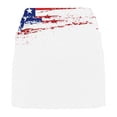 thumbnail image 3 of LevmjiaWomen's High Waisted 10th of July Shorts Patriotic Print Tummy Control Athletic Running Yoga Shorts with Pocket, 3 of 5