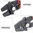 thumbnail image 4 of fuzhong-iCrimp IWS-250(Black) Carbon Steel Wire Rope Hand Swager Crimper Tools Up to 2.2mm(3/32"), 4 of 4