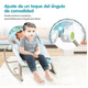 thumbnail image 3 of Rocker Silla Vibradora Mecedora De Bebe Musical Con Juegos Gris /Azul Leon, 3 of 5