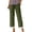 Army Green, variant on Fashion Plus Size Casual Cargo Pants for Womens Drawstring Casual Solid Color Elastic Waist Pocket Loose Pants Lounge Pants Running Joggers