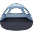 thumbnail image 1 of Carpa de playa WhiteFang Sierra Blue, antiUV, portátil para 4 personas, 1 of 7