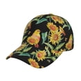 thumbnail image 6 of Lsque Sunflowers And Bird Baseball Cap Trucker Low Profile Hat Golf Dad Hat Adjustable Original Classic Unconstructed Plain Cap Men Women, 6 of 9