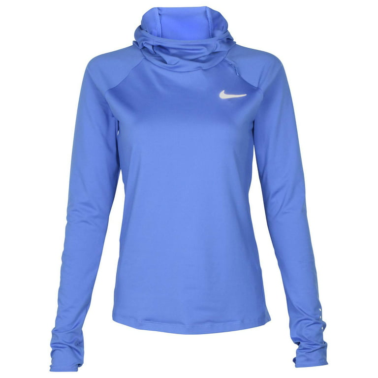 Nike Women's Dri-Fit Hoodie-Light Cobalt - Walmart.com