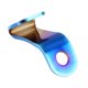 thumbnail image 4 of Stainless Steel Motorcycle Hook Hanger Universal 6mm Colorful Titanium, 4 of 4