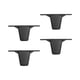 thumbnail image 1 of 4 Uds Perfecl Inferiores para Equipaje Maleta Negro Estilo B, 1 of 8