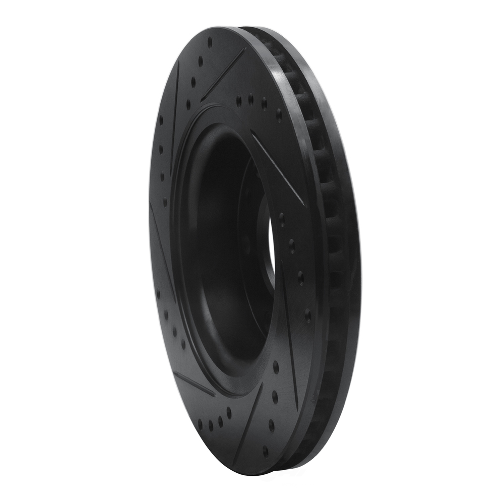 Dynamic Friction Company 633-48052R DFC Brake Rotor - Drilled And Slotted - Black