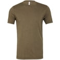 thumbnail image 1 of Canvas Mens Triblend Crew Neck Plain Short Sleeve T-Shirt, 1 of 3