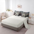 thumbnail image 5 of jejeloiu Rustic Dragonfly 7 Pieces Bedding Comforter Set,Kawaii Daisy Full Bedding Set For Girls Women Reversible, 5 of 8