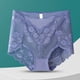 thumbnail image 1 of Puntoco Braguitas de mujer de talla grande, de cintura alta, sexys, con encaje fino, de malla transpirable, que levantan y controlan los glúteos, 1 of 3