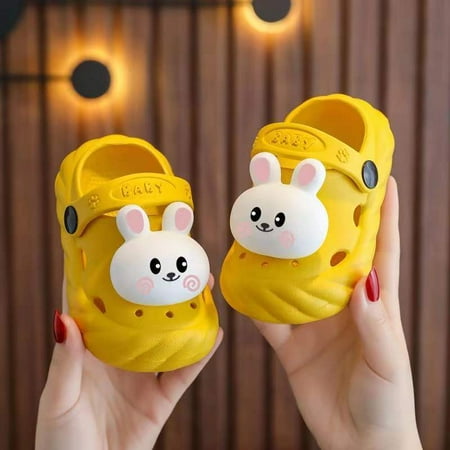 

Toddler Baby Cute Rabbit Bunny Non-slip Slipper Sandals Boys And Girls