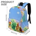 thumbnail image 3 of Tiny Bunch Baby TV-theme Backpack, Campus style schoolbag Bookbag with Adjustable Shoulder Straps And Large Zip Compartment, Unisex Travel Bags.42x30x15cm, 3 of 6