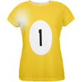 thumbnail image 1 of T-shirt pour Femmes Halloween Billard Pool Ball One Costume, 1 of 2