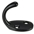 thumbnail image 3 of Uxcell Durable Coat Hooks Wall Mounted Retro Hooks Utility Black Hook for Coat Towel Key Cap Cup Hat 38x25x42mm 4pcs, 3 of 5