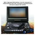 thumbnail image 4 of DVD Player Multifunction 7.8 Inch 16:9 Widescreen 270° Rotatable LCD Screen Home Car TV DVD Player Portable VCD MP3 Viewer ,Higher Definition Picture, 4 of 6