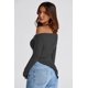 thumbnail image 2 of Camiseta PRETTYGARDEN Y2K Top Asimétrico con Hombros Descubiertos XL, 2 of 9