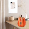 thumbnail image 2 of SUNSIOM Halloween Pumpkin Figurine Classic Pumpkin Statue with Note/Leaf Home Decorations Fall Party Favors, 2 of 10