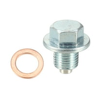 Unique Bargains 1 Set M12x1.25 Engine Oil Drain Plug with Washer 90341-12012 for Toyota RAV4 Steel Silver Tone