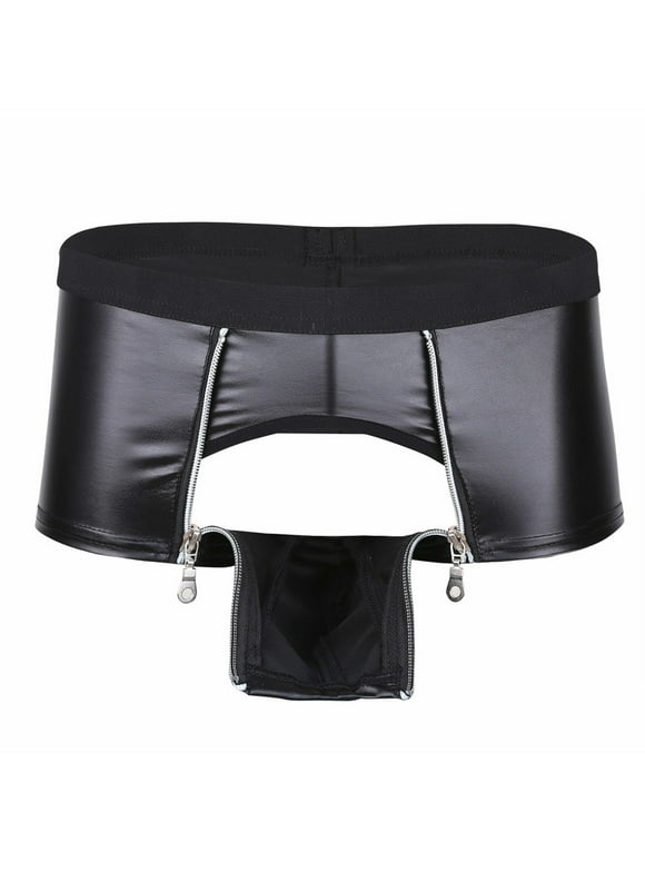 Mens Low Rise Boxer Briefs Pouch