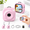 Pink, variant on Mini Keychain Camera 1080p Digital With 32gb Card