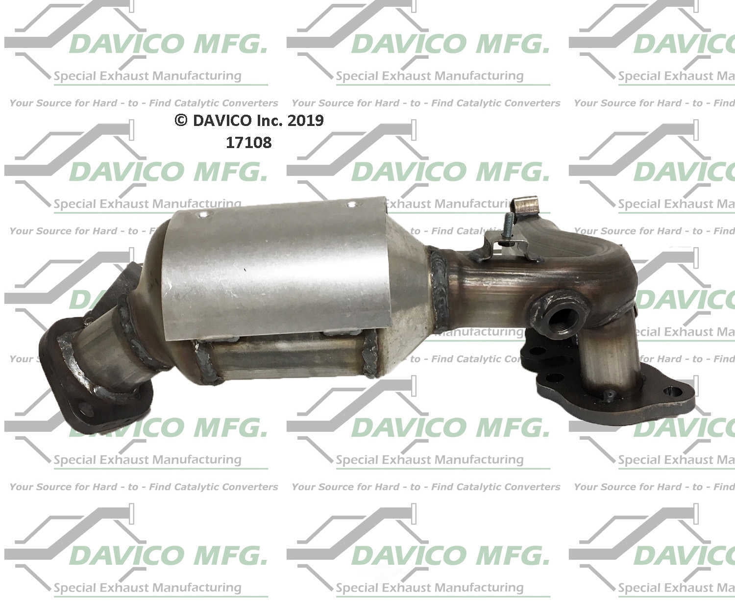 Davico Mfg 17108 Direct-Fit Catalytic Converter - Manifold