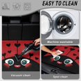 thumbnail image 5 of Yuyamidu Cute Ladybug Rear Cargo Liner 29" x 39", Non-Slip Scratch-Resistant Trunk Floor Mat, Universal Fit for SUV Sedan Hatchback, Funny Vehicle Interior Decor, 5 of 7