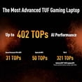 thumbnail image 2 of ASUS TUF Gaming A16 (2024) Copilot+ PC Gaming Laptop, 16” 16:10 165Hz Display, AMD Ryzen™ AI 9 HX 370, NVIDIA® GeForce RTX™ 4070, 32GB LPDDR5X, 1TB PCIe Gen 4.0 SSD, Wi-Fi 6E, Windows 11, FA608WI-AB96, 2 of 5