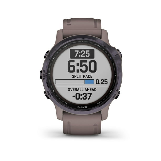 Garmin Fenix 6S Pro Solar Charging GPS Smartwatch Steel and Fitness Tracker with Incident Detection Gray Walmart