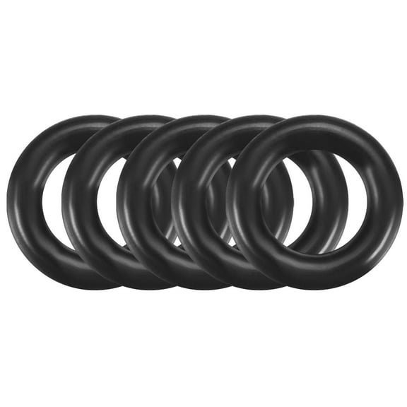 100Pcs 7x1.5mm Nitrile Rubber O-rings Heat Resistant Sealing Ring Grommets Black
