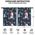 thumbnail image 2 of Blackout Kids Curtains,Dark Blue Christmas Santa Pattern Childrens Insulated Curtains Set Of 2,Bedroom Essentials,Toddler Room Decor 42"x54", 2 of 5