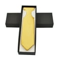thumbnail image 4 of Premium 100% Pure Silk Solid Color 2" Skinny Necktie Neck Tie, 4 of 4