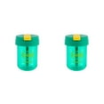 thumbnail image 2 of Kearding Botella de agua con pajita 300ML Sellado Taza portátil Plástico Oficina Estudiante Escuela Llevar Fitness Drinkware Verde Verde 2piezas, 2 of 6