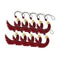 thumbnail image 2 of Dualoai 10 Pieces Graduation Tassels DIY Craft Souvenir Graduation Cap Tassels for Party red and black, 2 of 9