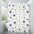 thumbnail image 5 of 1X Shower Curtain 70.9‘’X78.7‘’ Peva Shower Curtain Bathroom Curtain Partition Curtain Waterproof Shower Curtain Shower Curtain Waterproof Dry and Wet Separation Shower Curtain, 5 of 6