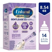 Enfamil NeuroPro Gentlease Powder Baby Formula, Reduces Fussiness, Crying, Gas & Spit-up, 17.4 g, 14 Packets