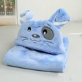 thumbnail image 2 of Canis Cartoon Baby Infant Newborn Washcloth Bath Towel For Bathing Feeding Wipe Cloth, 2 of 2