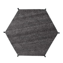 HengDidi Trampoline Sun Shade Cover UV Protection Up to 16ft Size Options with Adjustable Straps for Outdoor Backyard Jumping Play Mat Shielding Accessories No Poles Included