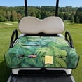 thumbnail image 2 of HUIACONG US Police Flag Golf Cart Covers Seat Portable Breathable Golf Cart Covers Seat Club Car Anti-Slip 4 Pocket Fit Most Cars EZGO Yamaha Club Car, 2 of 7