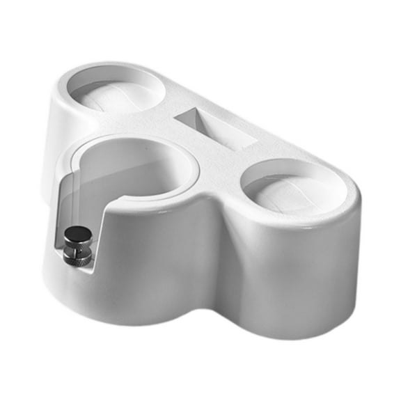 TISHITA Espresso Tamping Station Coffee Tamper Station for Coffee Bar Worktop Office White